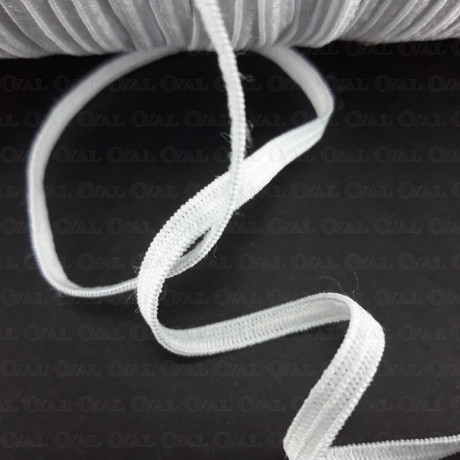 White elastic 4mm/400m white 2604
