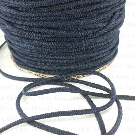 Round elastic 2mm /5 or 100m navy blue 2595
