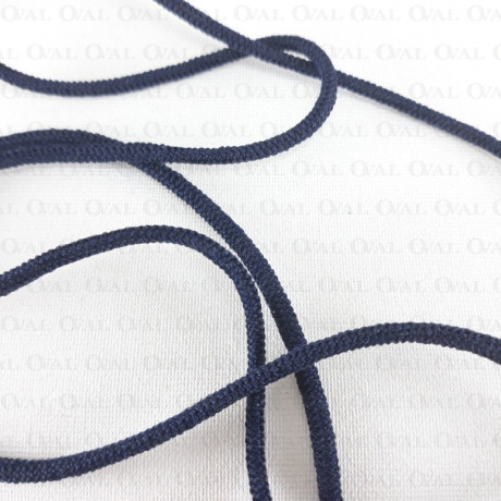 Round elastic 2mm /5 or 100m navy blue 2595