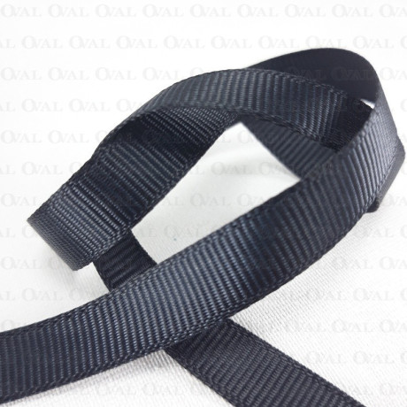 Grosgrain ribbon 10mm / 30 yards black 2920