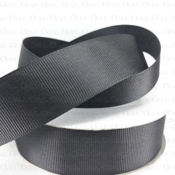 Taśma rypsowa 25mm/30yard czerń 2922 Taśma rypsowa 25mm/30yard czerń 2922
