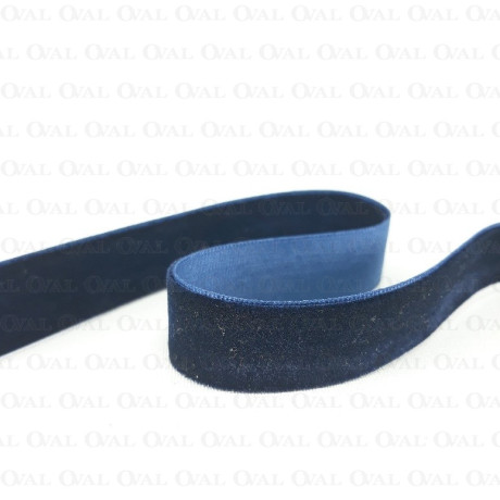 Navy velvet ribbon 15mm/25y 1916