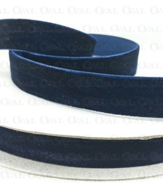 Navy velvet ribbon 15mm/25y 1916