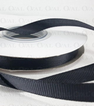 Taśma rypsowa 10mm/ 30yard czarna 2920