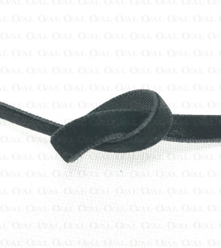 Black velvet ribbon 6mm/25 yards 1802