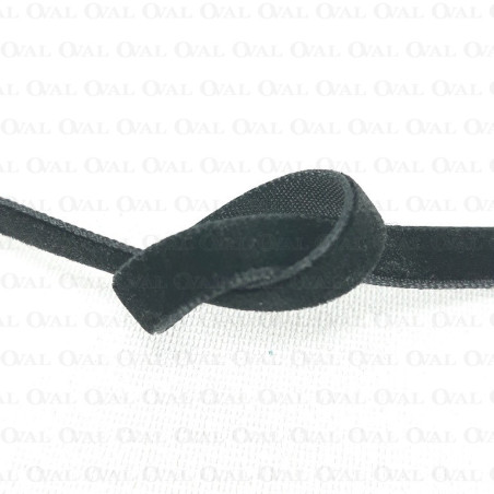 Black velvet ribbon 6mm/25 yards 1802