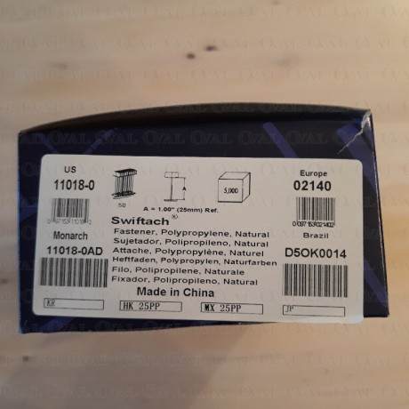 Plomby do metkownicy igłowej 5000szt 1534