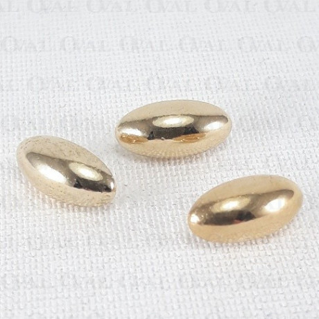 Metal button 5x11mm Pack of 10 or 288 pcs no. 1620