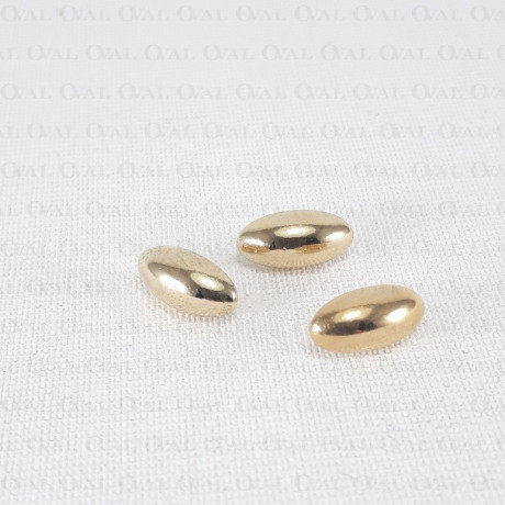 Metal button 5x11mm Pack of 10 or 288 pcs no. 1620