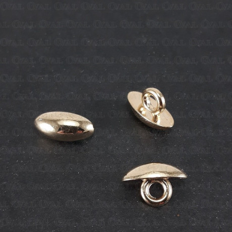 Metal button 5x11mm Pack of 10 or 288 pcs no. 1620