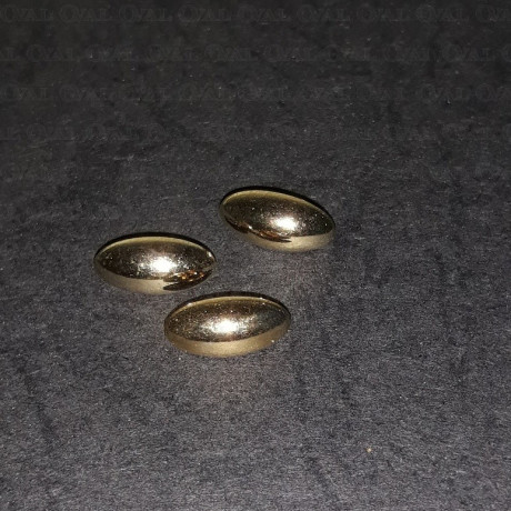 Metal button 5x11mm Pack of 10 or 288 pcs no. 1620