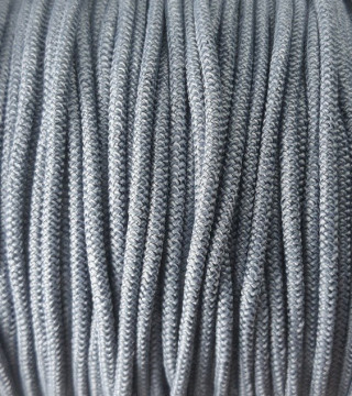 Round rubber 2mm/5mm or 100m grey 2923