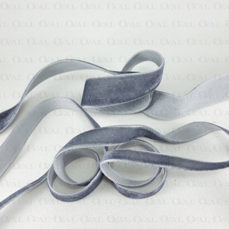 Aksamitka szara 6mm,9mm,15mm/1yard  2925