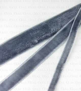 Aksamitka szara 6mm,9mm,15mm/1yard  2925