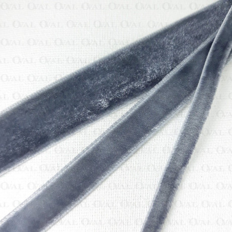 Aksamitka szara 6mm,9mm,15mm/1yard  2925