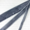 Grey velvet ribbon 6mm, 9mm, 15mm / 1 yard 2925