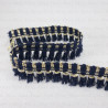Taśma ozdobna frędzelki 15mm/1y lub 25y  granat  2929