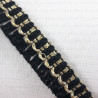 Decorative tape with black tassels 15mm/1y or 25y 2930