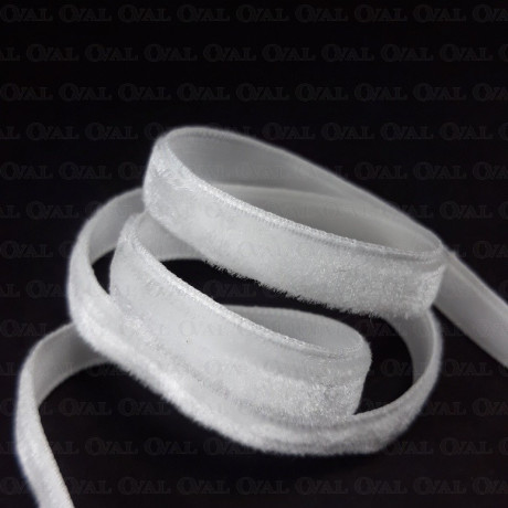White velvet ribbon 6mm, 9mm, 10mm, 15mm / 1m 114
