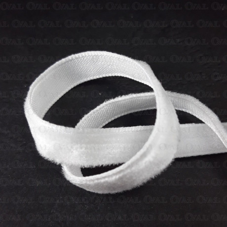White velvet ribbon 6mm, 9mm, 10mm, 15mm / 1m 114