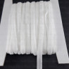 White velvet ribbon 6mm, 9mm, 10mm, 15mm / 1m 114