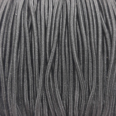 Guma okrągła  2mm/100m  czarna 2936