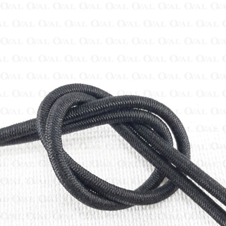 Guma okrągła  2mm/100m  czarna 2936