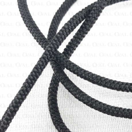 Round elastic 2mm/5m or 100m black 2611