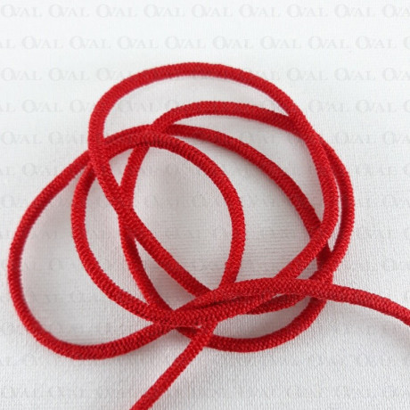 Guma okrągła 2mm/100m czerwony  2937