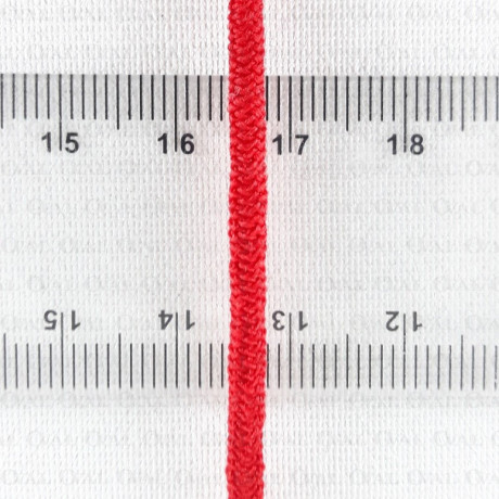 Guma okrągła 2mm/100m czerwony  2937