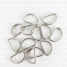 Metal half-ring 15mm no. 1760