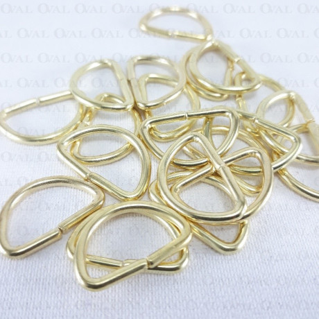 Półkółko metalowe srebrne różne rozmiary nr 1760