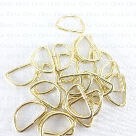 Półkółko metalowe srebrne różne rozmiary nr 1760