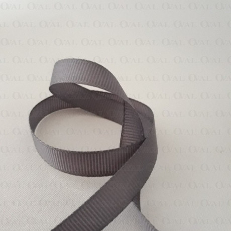 Grosgrain ribbon 10mm/30 yards grey 2251