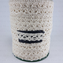 Koronka bawełniana ecru 9mm/1 lub 25m 332 Koronka bawełniana ecru 9mm/1 lub 25m 332