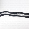 Embroidered ribbon with lettering 25mm/1m or 10m 2214