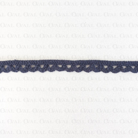 Koronka bawełniana 11mm/1 lub 25yard  granat 2950