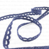 Cotton lace 8mm/1 or 25 yards navy blue 2951