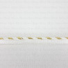 Piping – 3 mm / 4.5 m white and gold 440