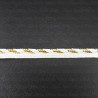Piping – 3 mm / 4.5 m white and gold 440