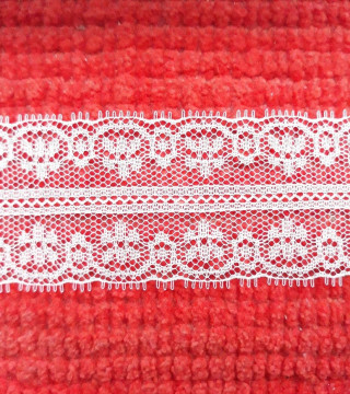 Koronka 40mm/1yard biala 348