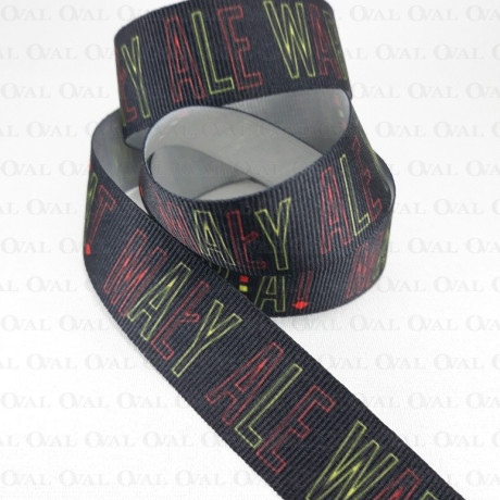 Printed decorative ribbon 25mm/1m or 50m 2960