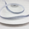 Grey velvet ribbon 6mm 25 yards 2961