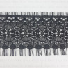 Koronka 80mm/1,5m czarna 2043