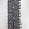 Koronka 80mm/1,5m czarna 2043