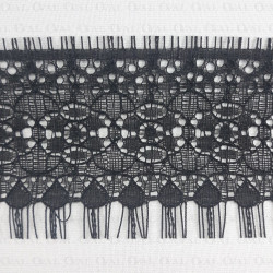 Koronka 80mm/1,5m czarna 2043 Koronka 80mm/1,5m czarna 2043