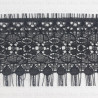 Koronka 80mm/1,5m czarna 2043
