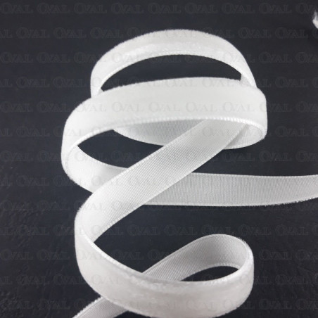 Velvet ribbon cream white 9mm/30y 2963