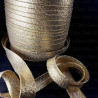 Gold and silver bias binding pressed 15mm/1m 2965