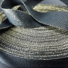 Grosgrain ribbon 20 mm /1 m with gold or silver thread no. 2103